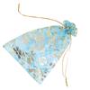 200 Pcs Organza Bag Drawstring Closure   Print 6.3x4.3in Mesh Gifts Bags Organza Jewelry Mesh Pouch