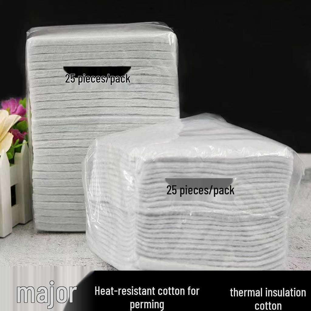 Electric Hair Perm Rods with Heat Insulation Cotton Pads for Digital Ceramic Perm Machines