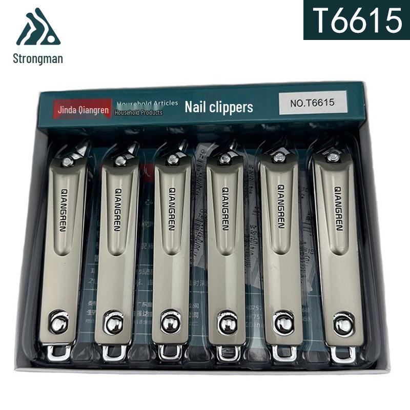 Jindaqiangren Large Carbon Steel Nail Clippers - Flat Mouth Manicure Tool with Free Shipping