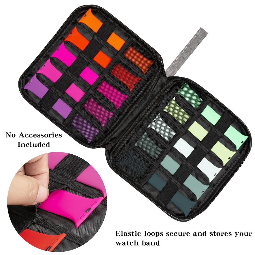Watchband Bag for Apple Watch Strap Box Case Travel Smart Watch Wriststrap Storage Bag Box Watches Organizer Band Holder