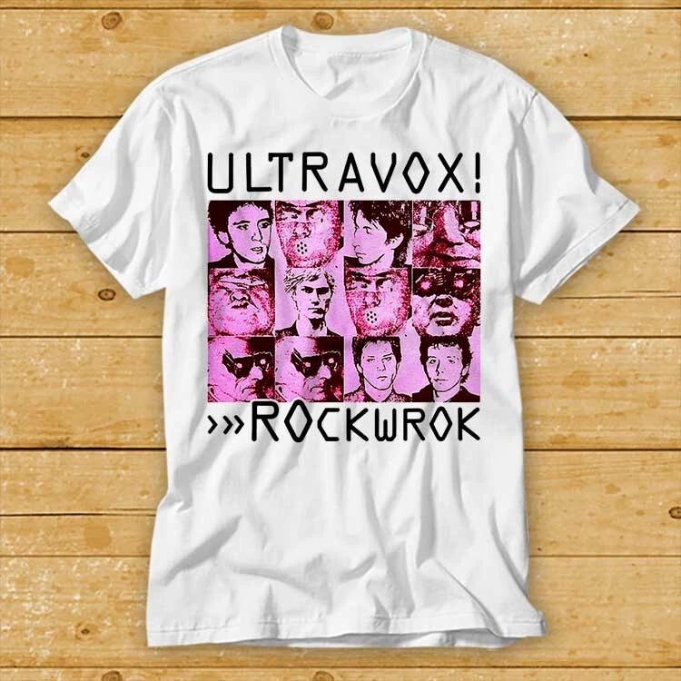 Ultravox Rockwrok Rock Band Music T Shirt 2474 S