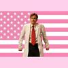 Tapiserie cu steagul american roz
