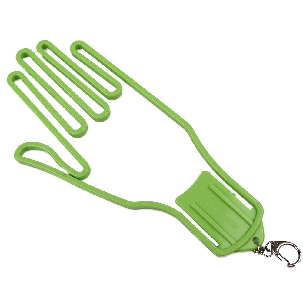 

1Pcs Golf Gloves Supports Gloves Display Stand Golf AccessoriesPlastic with Metal Buck светло-зеленый