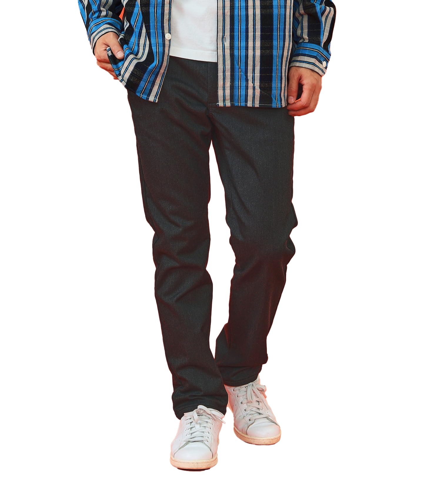 

Edwin Wild Fire Winter Chino Warm and Size XS Men s Pants, Stretch, Black, чёрный