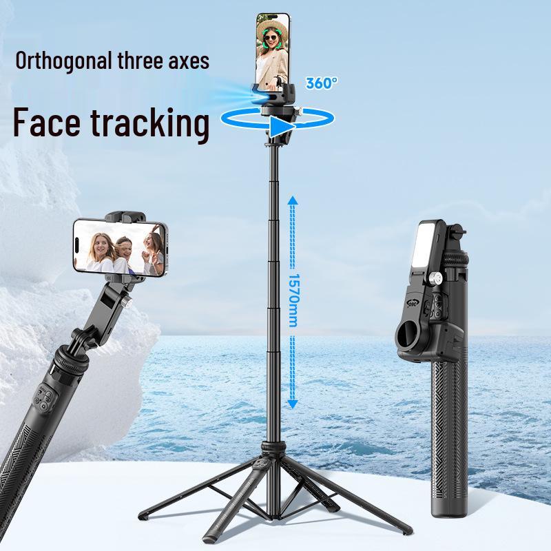

CYKE 3-осевой мобильный стабилизатор-подвес: Селфи-палка с защитой от тряски и Bluetooth для прямых трансляций и настольного использования