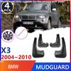 For BMW X3 E83 MK1 1th 1Gen 1rd 2004~2010 2005 2006 2007 2008 2009 Car Fender Mud Flap Mudguards Mudflaps Splash Guards Goods