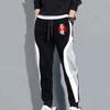 Samurai Spirit Printed Men Sports Pants Outdoor Fitness Jogging Patchwork Running Training Fleece Sweatpants Men Casual Pants