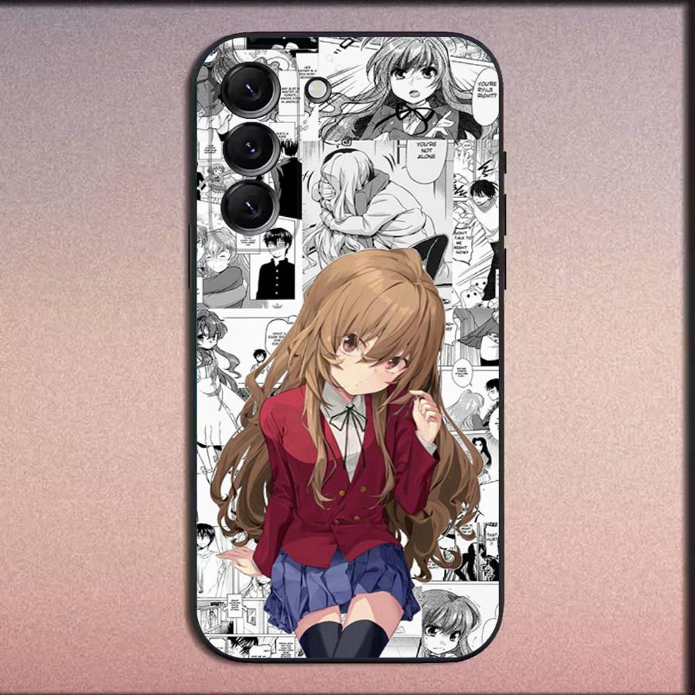 T-Taiga Toradora Aisaka Phone Case For Samsung Galaxy A20,A21s,A22,A31,A32,A52,A53,A72,73,A80 Soft Black Cover