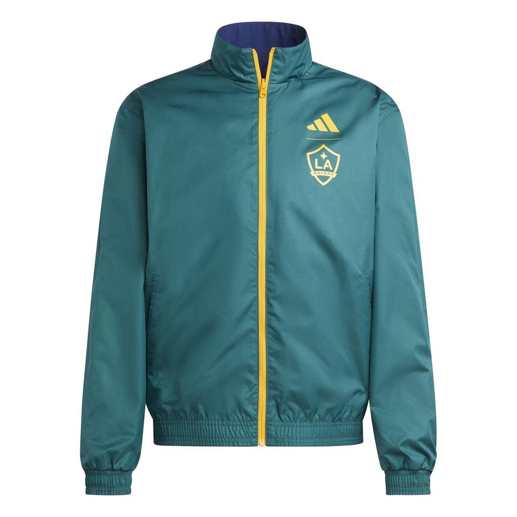 Adidas Mens LA Galaxy 3 Stripes Anthem Jacket