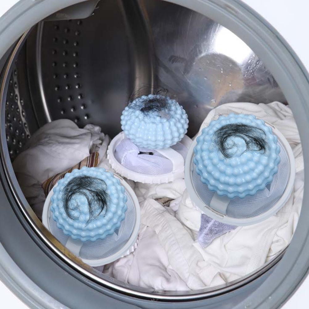 Reusable Hair Lint Catcher Removal Nets Bag Washing Machine Filter Collector Washing Protector Cleaning Laundry Ball Accessories