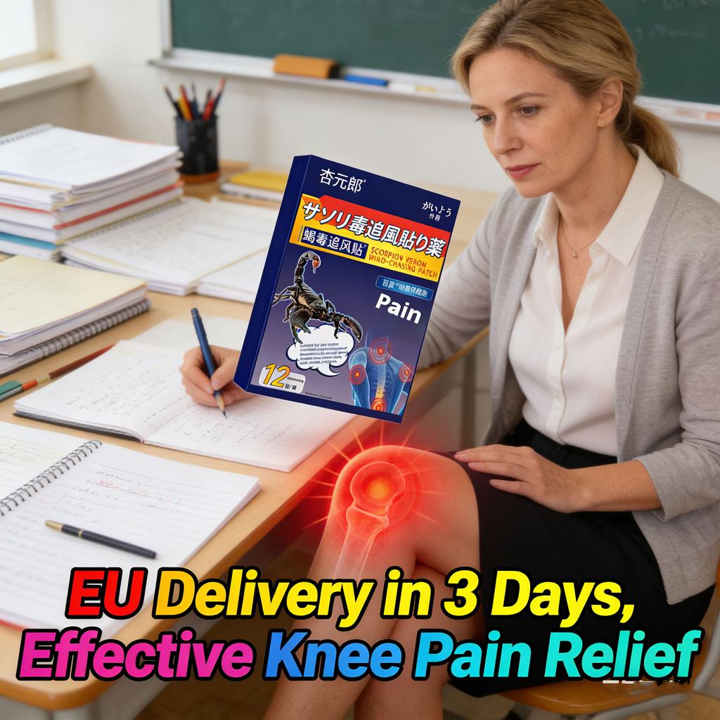 Kräuter-Mischung Knie Schmerz Pflaster - Bio Nicht Reizend Tief Beruhigend