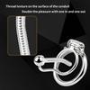 Men's Stainless Steel Chastity Lock Metal CB Penis Cage Penis Ring Catheterization Plugging Urethra Sex Toy