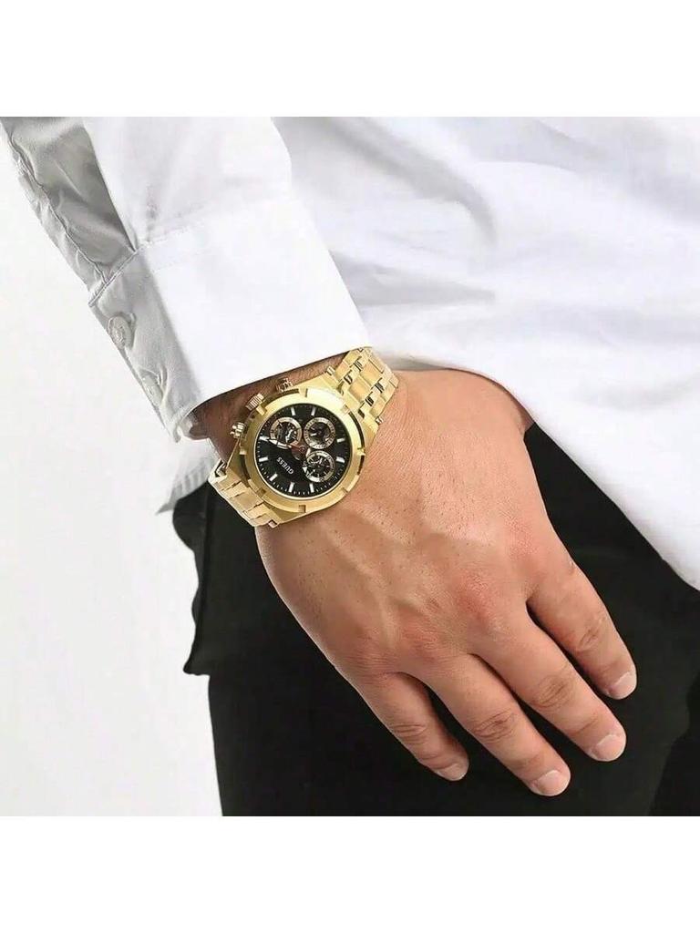 Men's Quartz Watch with Stainless Steel Case, Suitable for Business Occasions, As a Gift for Others, GW0260G2