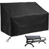 Outdoor Patio Furniture Covers, 2 Seater Garden Bench Cover Waterproof Patio Seat Cover Chair Cover Oxford Cloth Lawn Patio Couch Cover 52 * 26 * 35