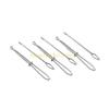 KX4B Metal Drawstring Threaders Tweezers Elastic Ribbon Easy Insert Threader Clip