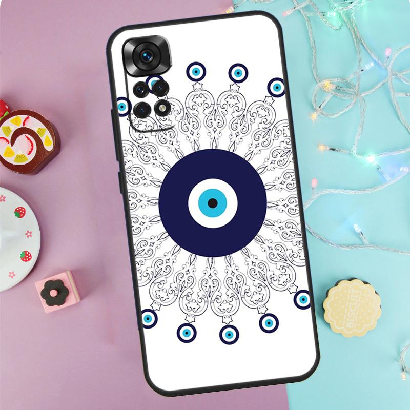 Nazar Boncugu Evil Eye Case For Xiaomi Redmi Note 9 10 11 12 13 14 Pro 9S 10S 11S 12S Redmi 14C 10C 12C 13C Cover