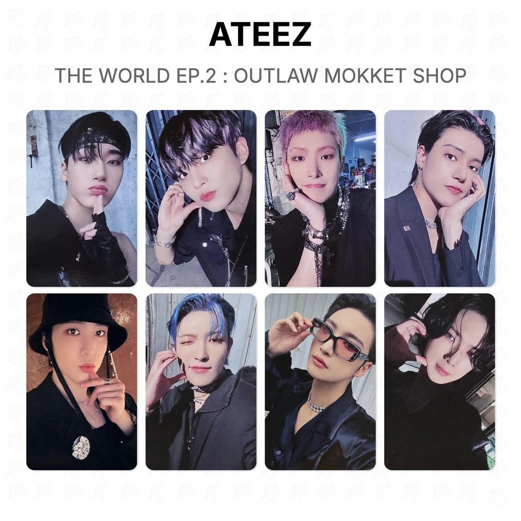 ATEEZ THE WORLD EP.2 : OUTLAW MOKKET SHOP Official Photocard