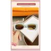 New Egg-shaped Sunglasses Children's Glasses Sunglasses Gradually Change Color Baby Sunglasses