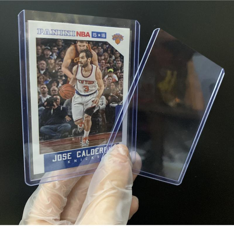 35Pt Clear Pvc Hard Card Sleeves - Scratch-Resistant Trading Card Protectors For Sports, Game & Id Cards Storage Display