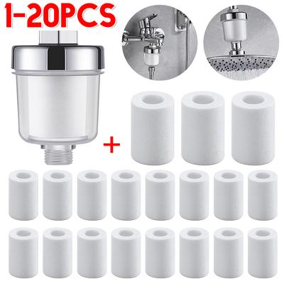 1-10PCS Kit Purificateur Universel de Sortie d'Eau de Robinet Filtre Coton PP Haute Densité Pour Cuisine Salle de Bain Douche Ménager Haute Dens