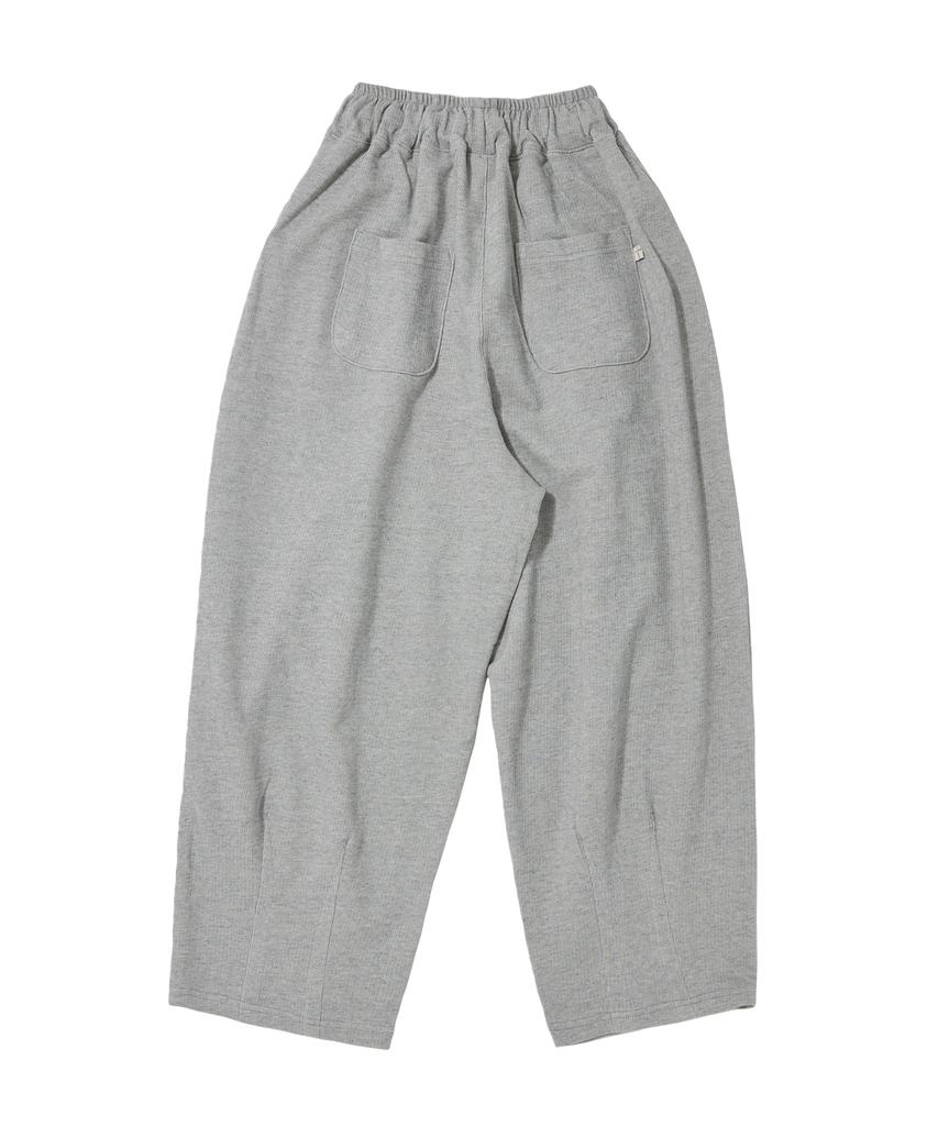 A NOTHING Pin-Knit Balloon Pants (Gray)