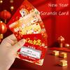 2026 Lunar New Year Year Of The Horse DIY Scratch Off Cards Kit 50PCS Festive Red Chinese Spring Festival Party Favors