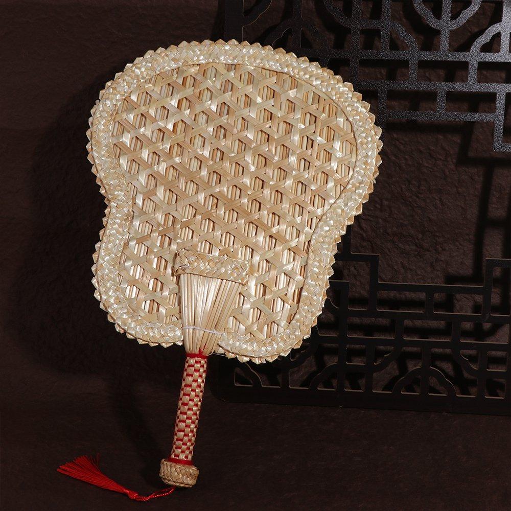 Environmentally Friendly DIY Pushan Decorative Hand Fans Woven Fan Cooling Fan Home Decoration