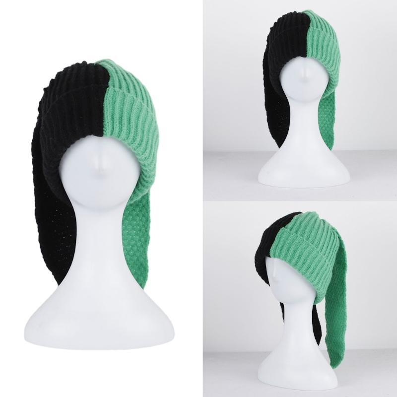 Girls Rabbit Hat Y2K Knitted Ears Hat Cute Rabbit Gifts Warm Winter Hat Adult Children Knitted Ears Winter Photo Props
