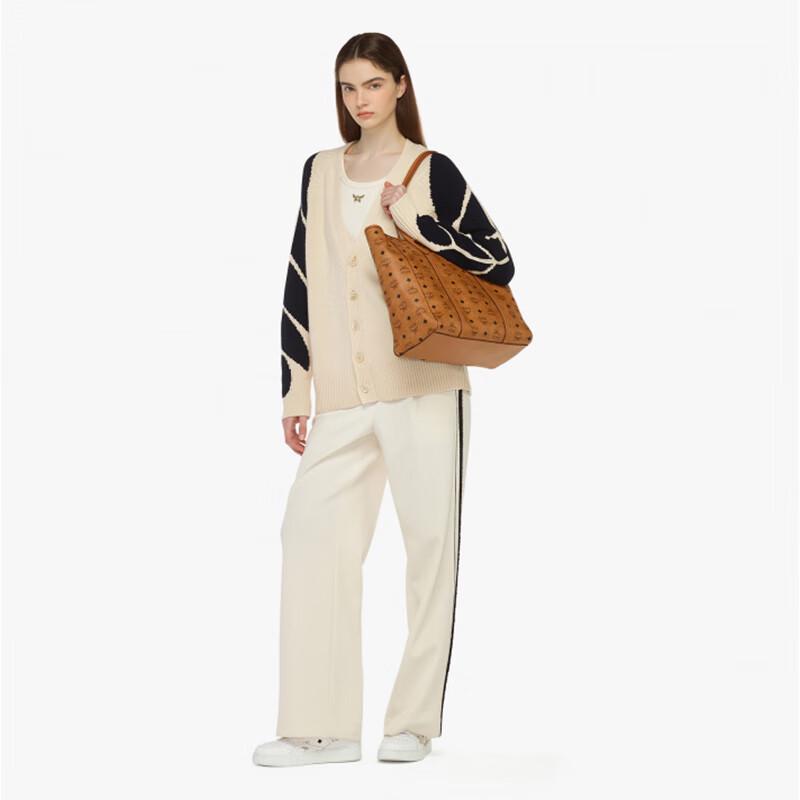 MCM TONI Medium Visetos Tote Bag