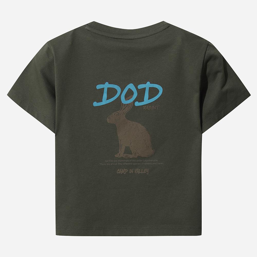 DOD Sorona White Graphic Short Sleeve T-Shirt For Women (D.Charcoal Grey)