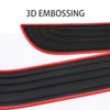 90CM Universal Car Trunk Door Sill Protector Rubber Strip Sticker Auto Rear Bumper Guard Scratch Protection Bar Black