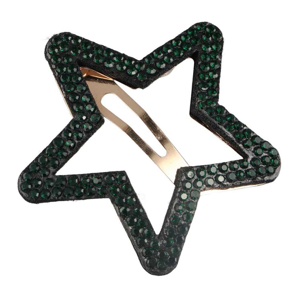 Cute Geometric Rhinestone Star BB Clip\ Y2k Pentagram Star Side Clip Metal Hair Clip Hollow Hair Clip Photograph