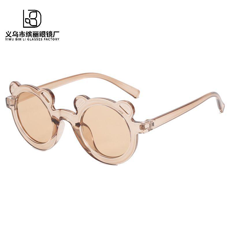 Children'S Sunglasses Baby Cute Cartoon Bear Sunglasses Children Photo Glasses Boys And Girls Sunshade Sunscreen