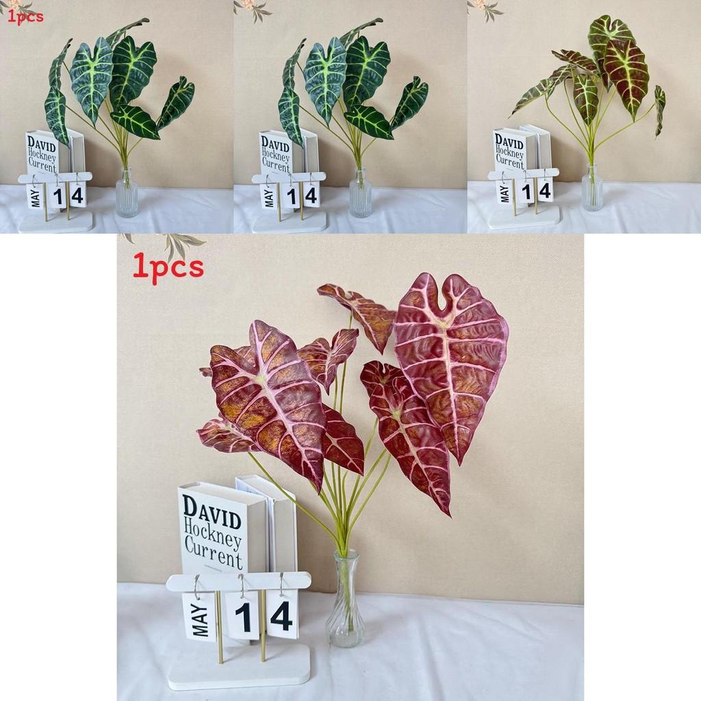 Faux Green Plant Wall Accent With 9 Heads For Wedding Photography Styling