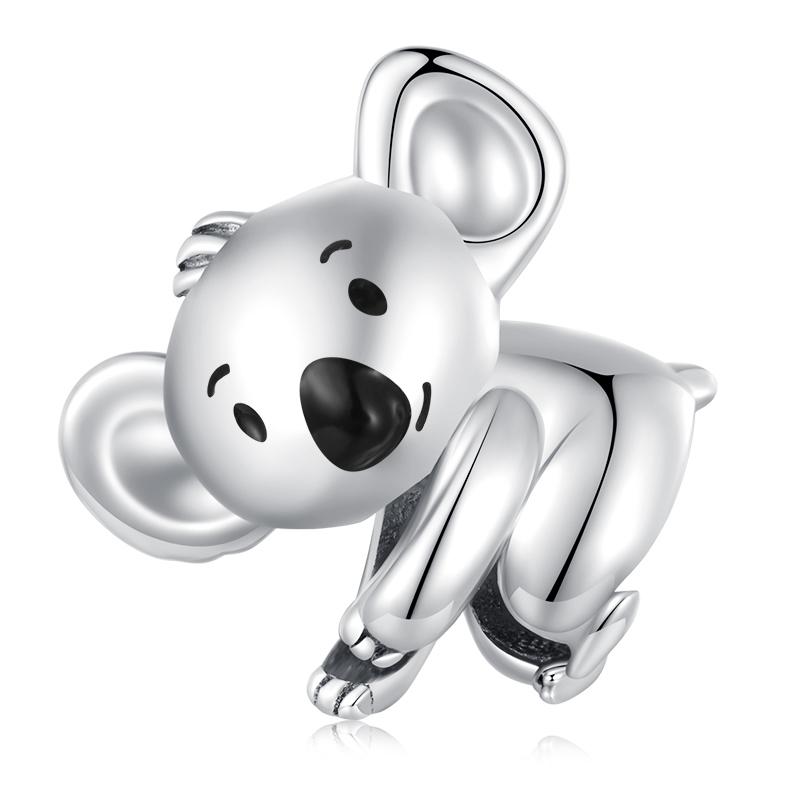 WOSTU Real 925 Silver Heart Beads Flower Retro Pattern Charms Pendant Fit Original DIY Bracelet Necklace Silver Jewelry