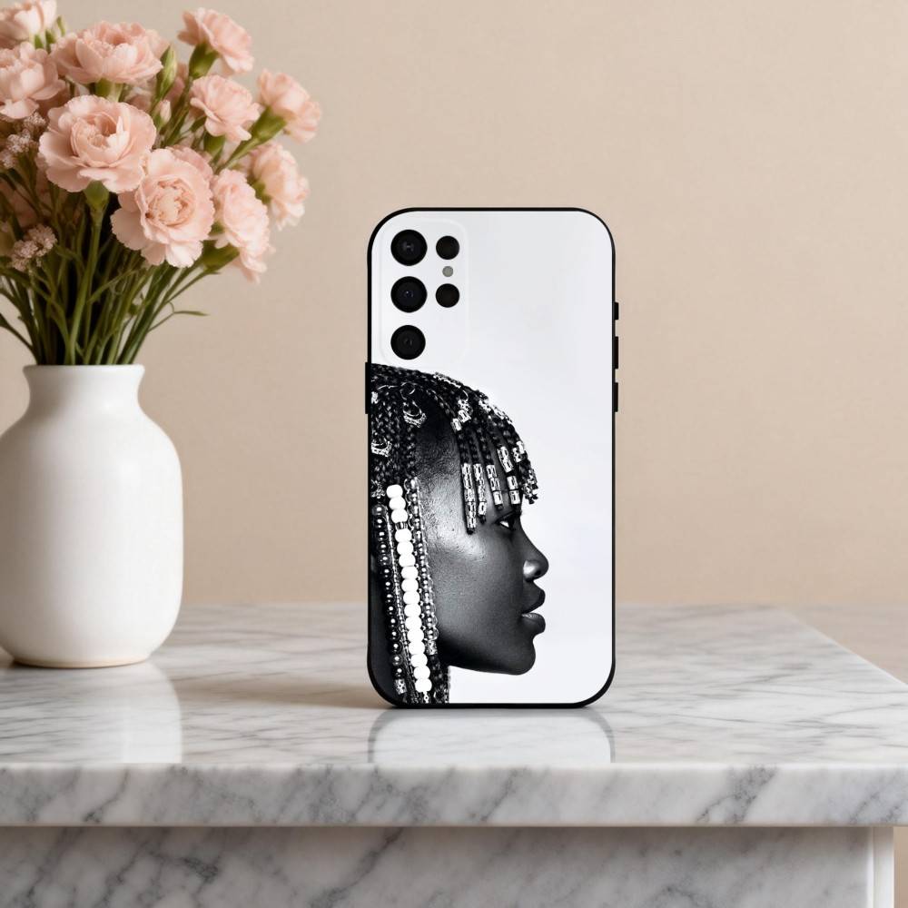 

L-Lupita N-Nyongo Actress Phone Case For Samsung S25,S24,S21,S22,S23,S30,Ultra,S20,Plus,Others Soft Black Case Samsung S235G