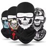Halloween Skull Print Balaclava Cosplay Costume Ghost Full Face Bike Face Mask Outdoor Motorcycle Riding Men Hat Ski Caps