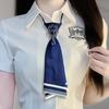 Unisex Pearl Tassel No-Knot Bow Tie Shirt - Casual Fashion Trend