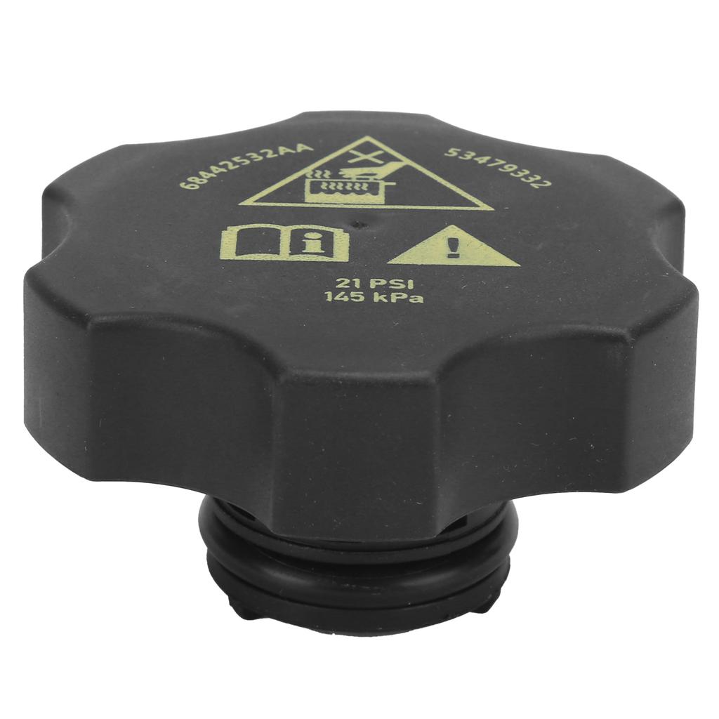 Motor Kylvätskebehållare Lock 68249136AA Ersättning för Chrysler Pacifica 6 Cyl 3.6L