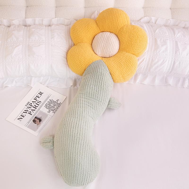 

120см Креативная Мягкая Длинная Подушка-Цветок Игрушки-Растения Подушка Плюшевая Набивная Диван Пол Дом Диванная Подушка Детям Девочкам Подарок 120cm