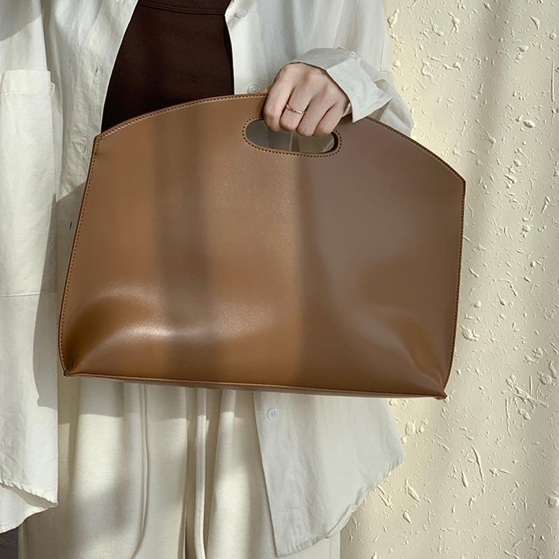 Ins Style Niche High-end Notebook Laptop Bag Elegant Thin Handheld Office Commute Briefcase Women's Bag