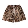 Men's Scale Printed Pattern Casual Shorts Boys Summer Cool Hawaiian 3D Printed Casual Swim Trunks Drawstring Surfboard Shorts