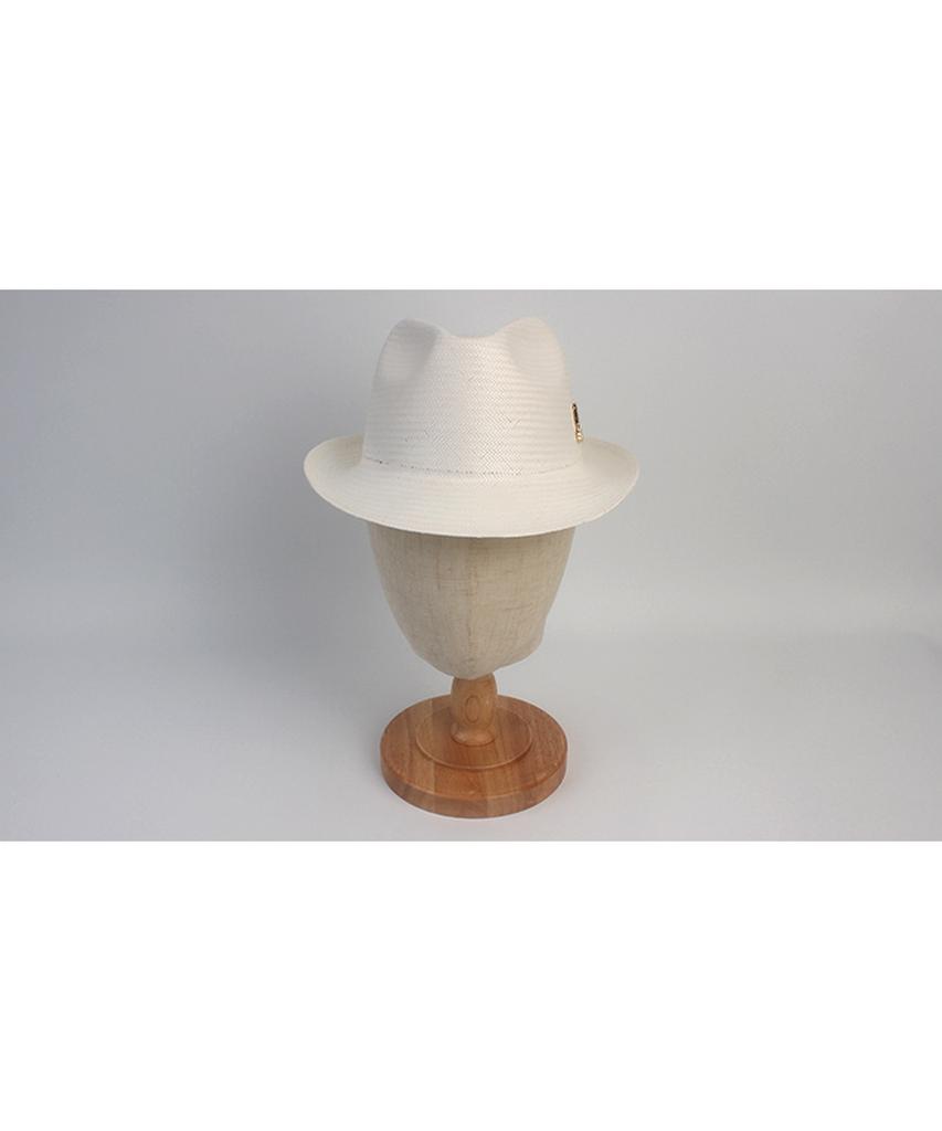 Yunibeosyeolkemiseuteuli Bu Gentle Simple White Fedora Summer Hat