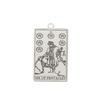 Dawapara Tarot Pendant for Necklaces Earings Suit of Pentacles Spiritual Jewelry Stainless Steel Charms for Jewelry Making