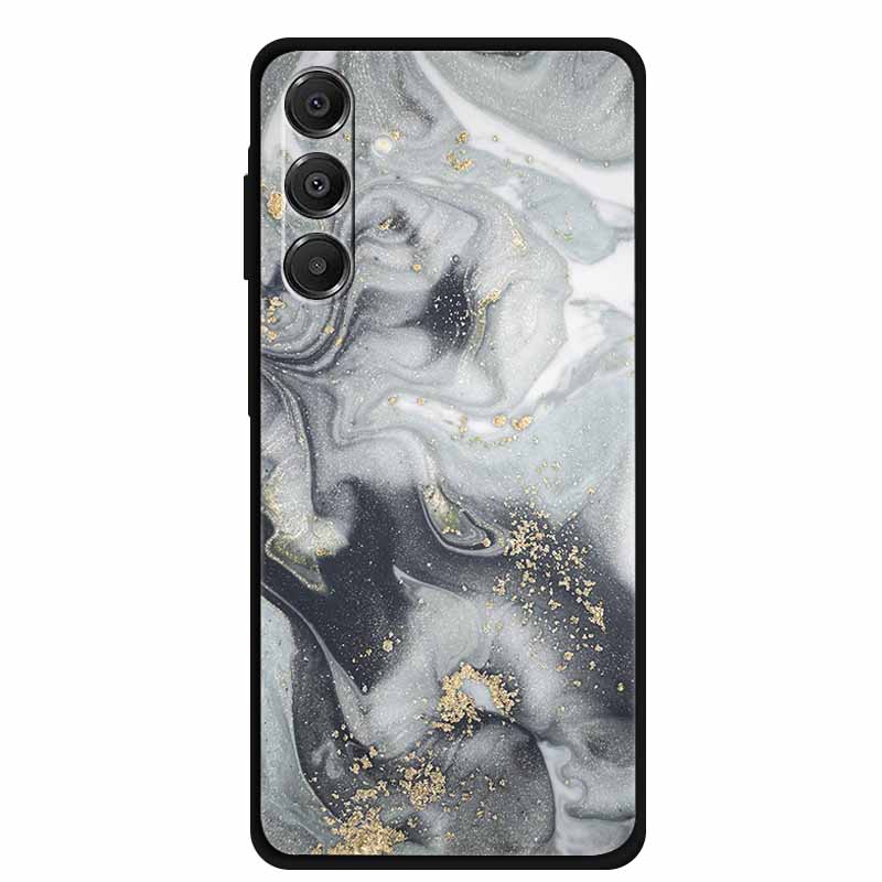 For Samsung Galaxy A14 A15 A16 5G Case Marble Soft TPU Phone Back Cover For Samsung A14 A15 4G Shockproof Silicone Painted Coque