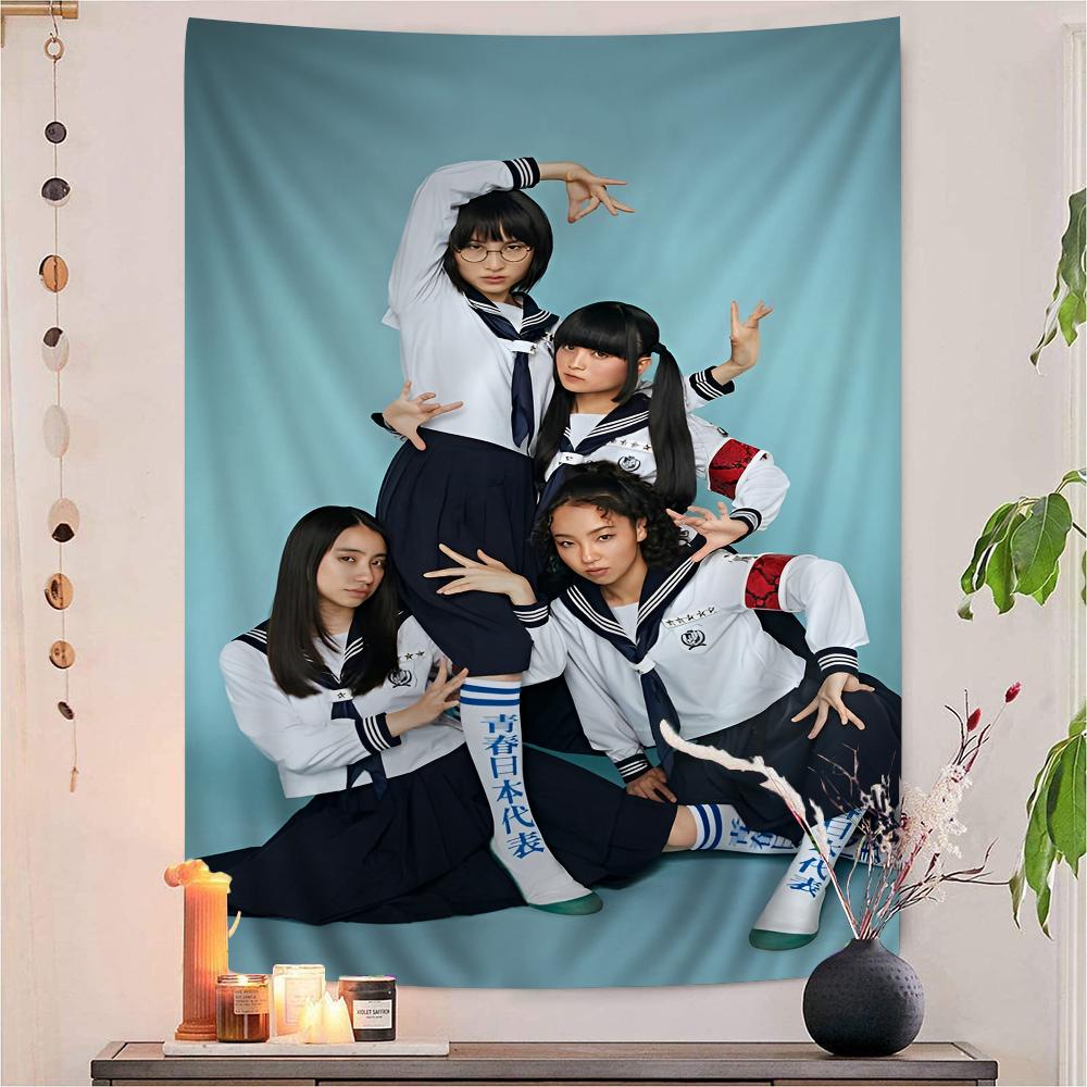 Atarashii Gakko DIY Wall Tapestry for Living Room Home Dorm Decor Wall Art Decor