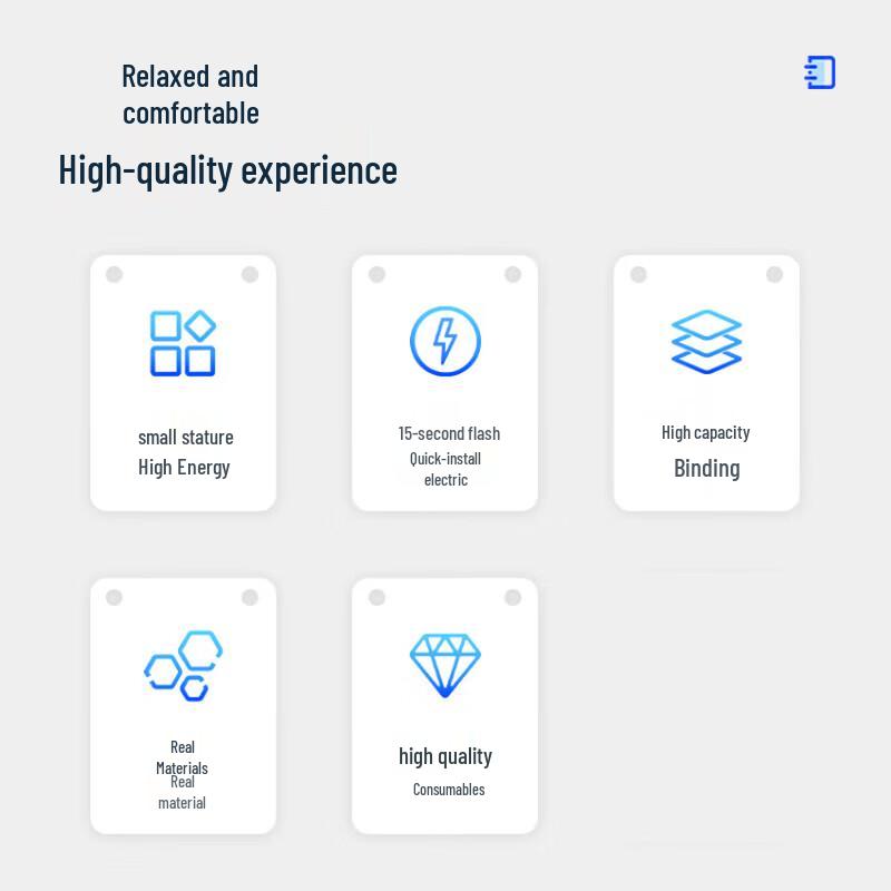 Deli Manual Financial Binding Machine CN plug (adapter included)