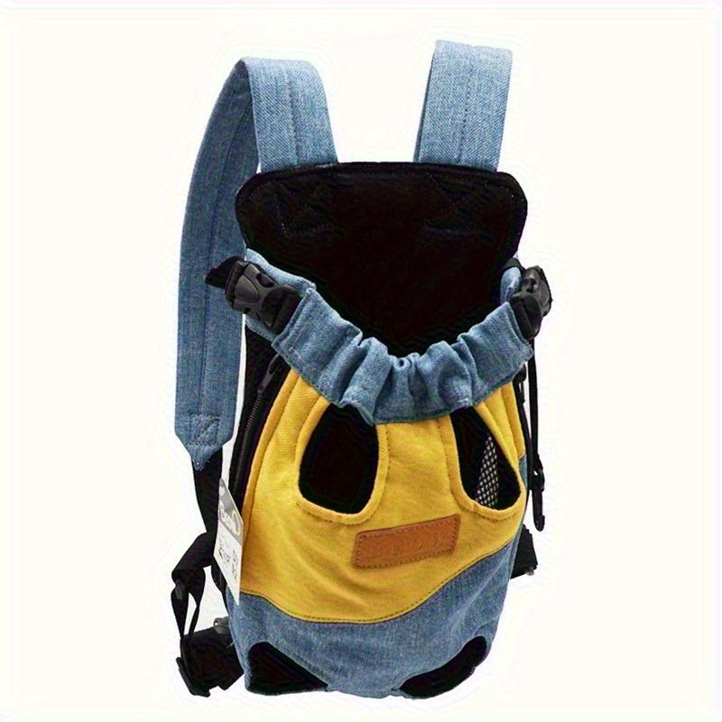 

Mesh Pet Dog Carrier Adjustable Backpack Breathable Outdoor Travel Products Bags for Small Dog Cat Chihuahua Pet Backpack S синий