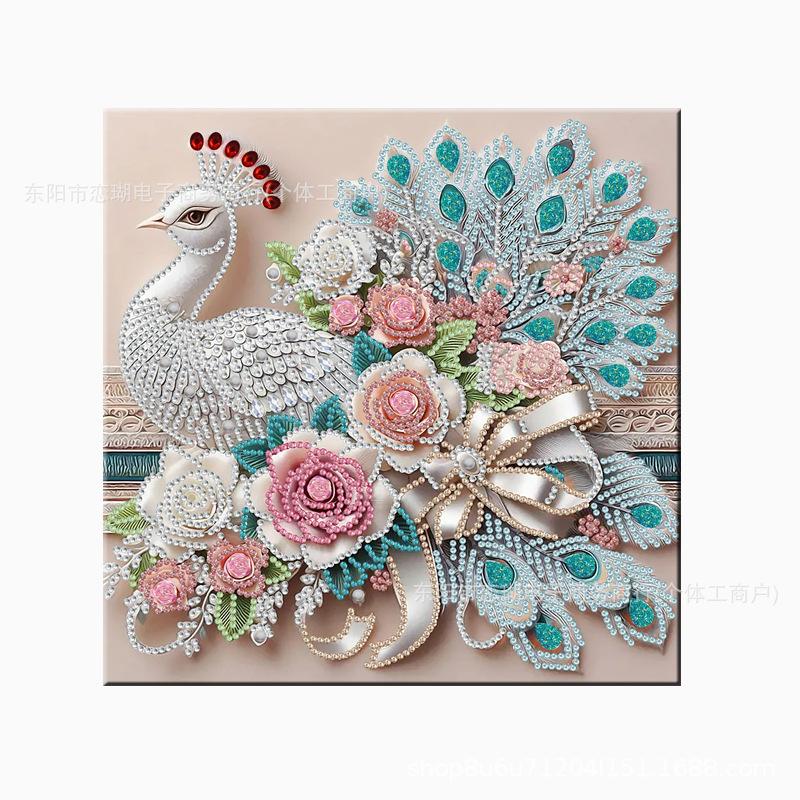 Schmetterlingsförmiges Diamantgemälde in großer Größe mit leuchtenden Diamanten, dekoratives Gemälde, Explosionsmotiv