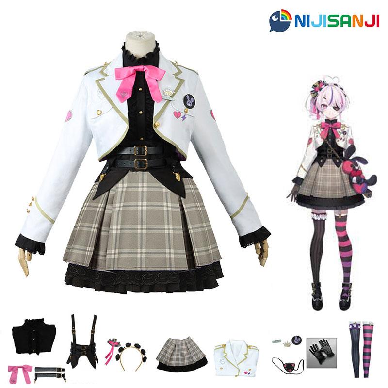 Nijisanji En Maria Marionette Cosplay Outfit Set Carnival Costume Role Play Lady